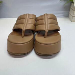 Call it spring platform slip on thong sandals